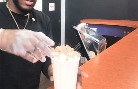 Pour the shake