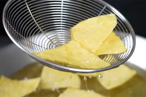 Making Homemade Tortilla Chips