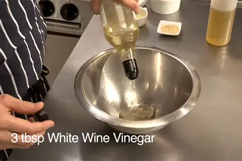 Add the Vinegar