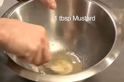 Emulsify with Mustard