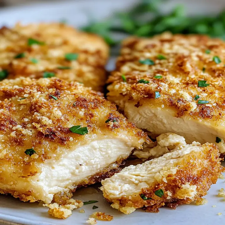 Crispy Air Fryer Parmesan Crusted Chicken Recipe