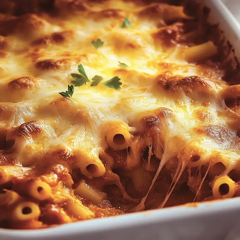 Decadent Baked Ziti Recipe: Comfort Food in 30 Minutes