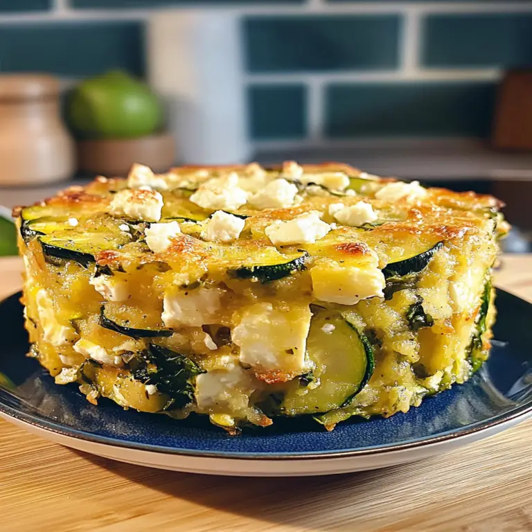Irresistible Baked Zucchini, Spinach, and Feta Casserole