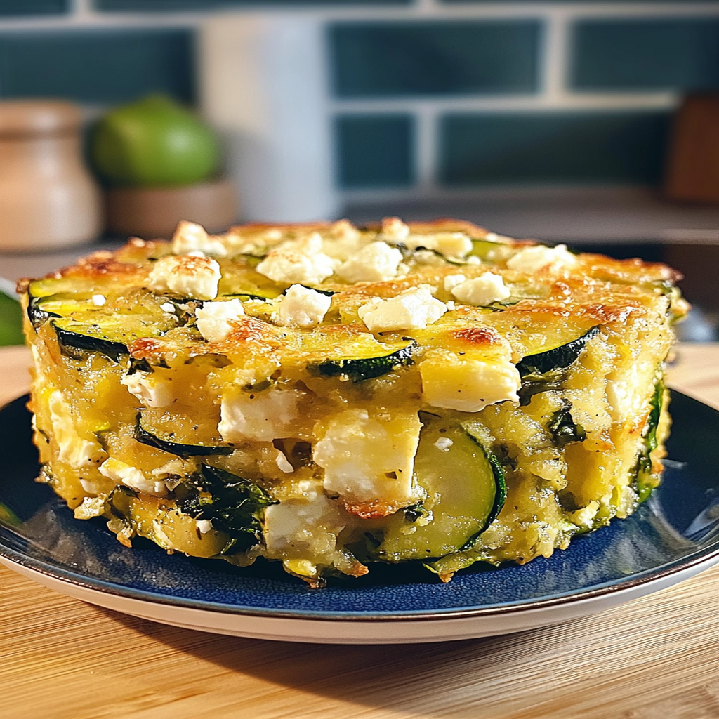 Irresistible Baked Zucchini, Spinach, and Feta Casserole