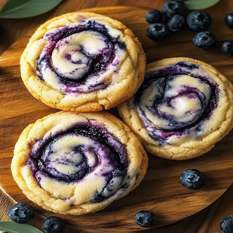 Irresistible Blueberry Cheesecake Swirl Cookie Recipe