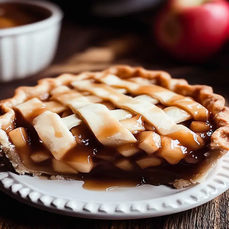 Irresistible Caramel Apple Pie Recipe for Cozy Fall Days