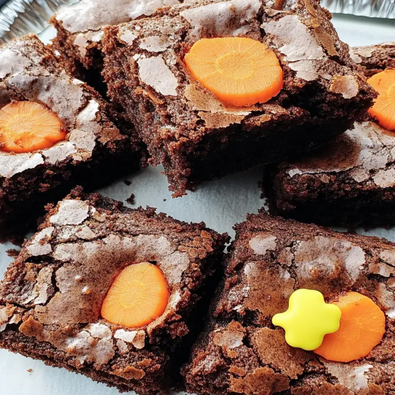 Indulge in Carrot Patch Brownies: A Wholesome Delight