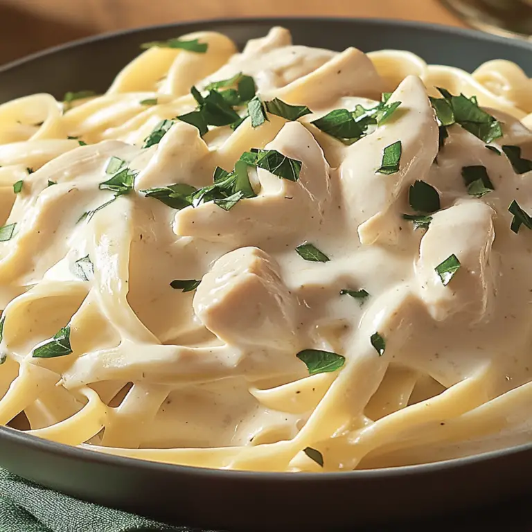 Irresistible Chicken Fettuccine Alfredo Recipe - Creamy Delight