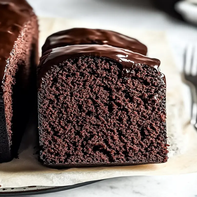 Indulge in Decadent Chocolate Pound Cake Bliss
