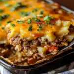 Hearty Cowboy Meatloaf and Potato Casserole Recipe