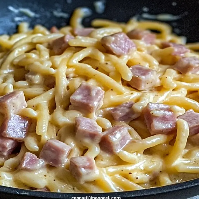 Irresistible Creamy Ham Cheese Pasta Recipe in 30 Minutes
