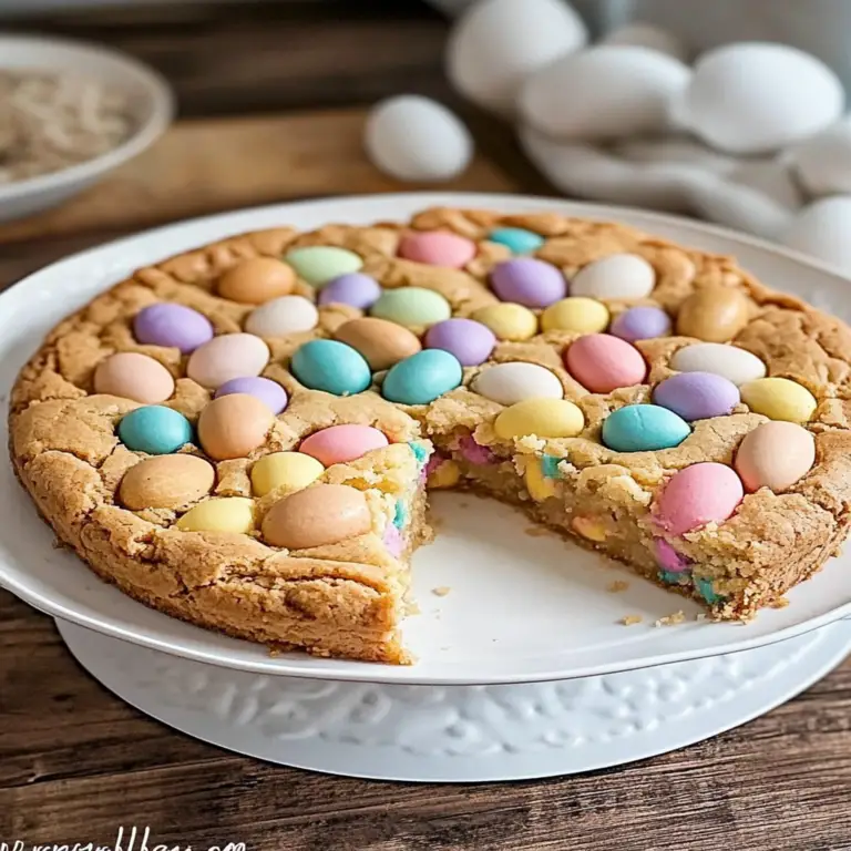 Irresistible Easter Cookie Cake Recipe You’ll Love!