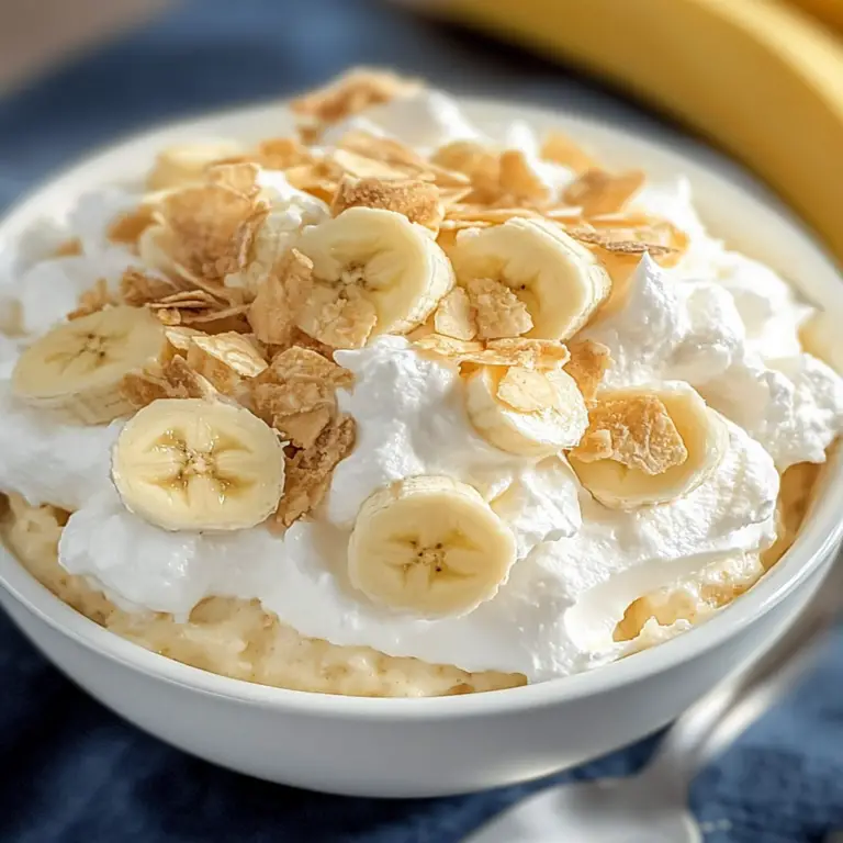 Irresistible Easy Banana Pudding Fluff Salad Recipe