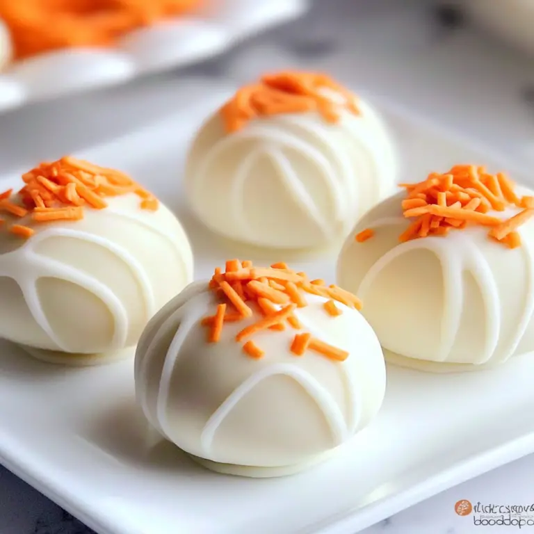 Irresistible Easy Carrot Cake Truffles Recipe to Try Now
