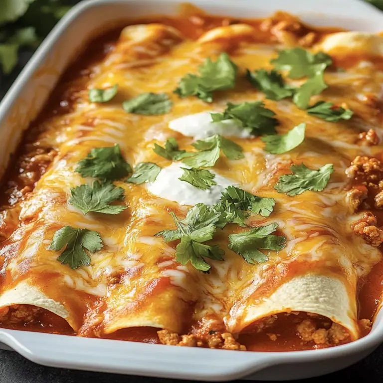 Delicious Easy Ground Beef Enchiladas Recipe to Savor