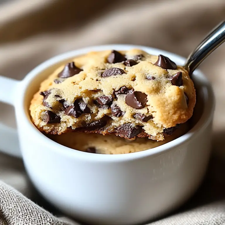 Irresistible Easy Microwave Mug Cookie Recipe in Minutes
