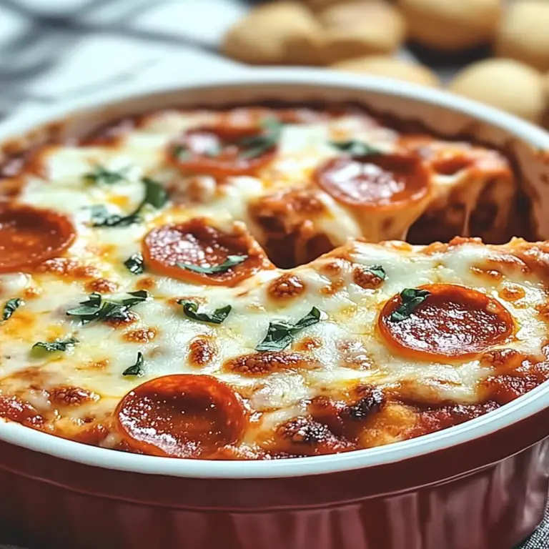 Irresistible Easy Pizza Dip Recipe for Cheesy Goodness