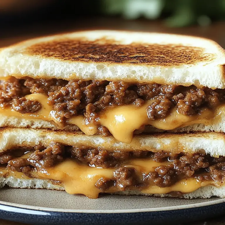 Irresistible Grilled Cheese Sloppy Joes Recipe Delight