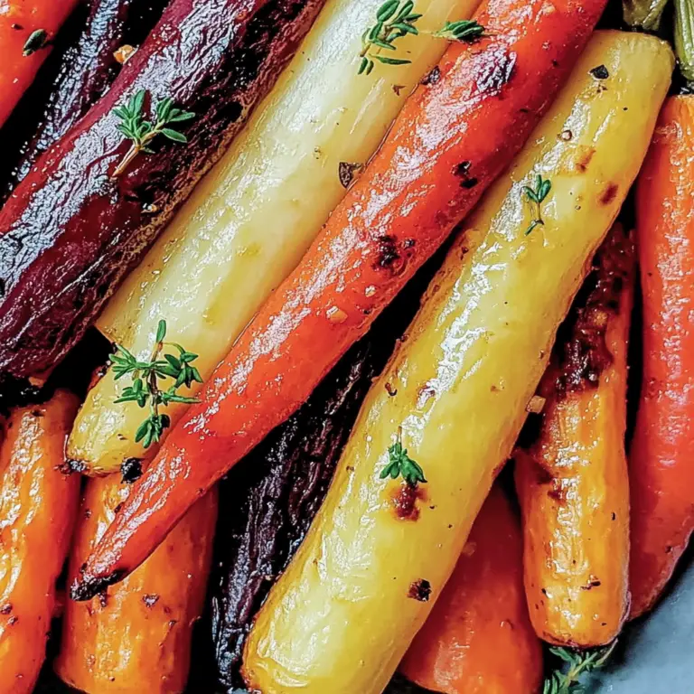 Irresistible Honey Roasted Colorful Carrots Recipe