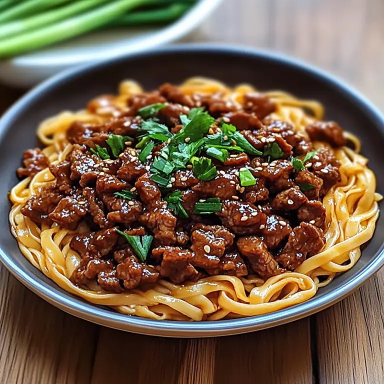 Irresistible Sticky Beef Noodles: A Flavorful Delight