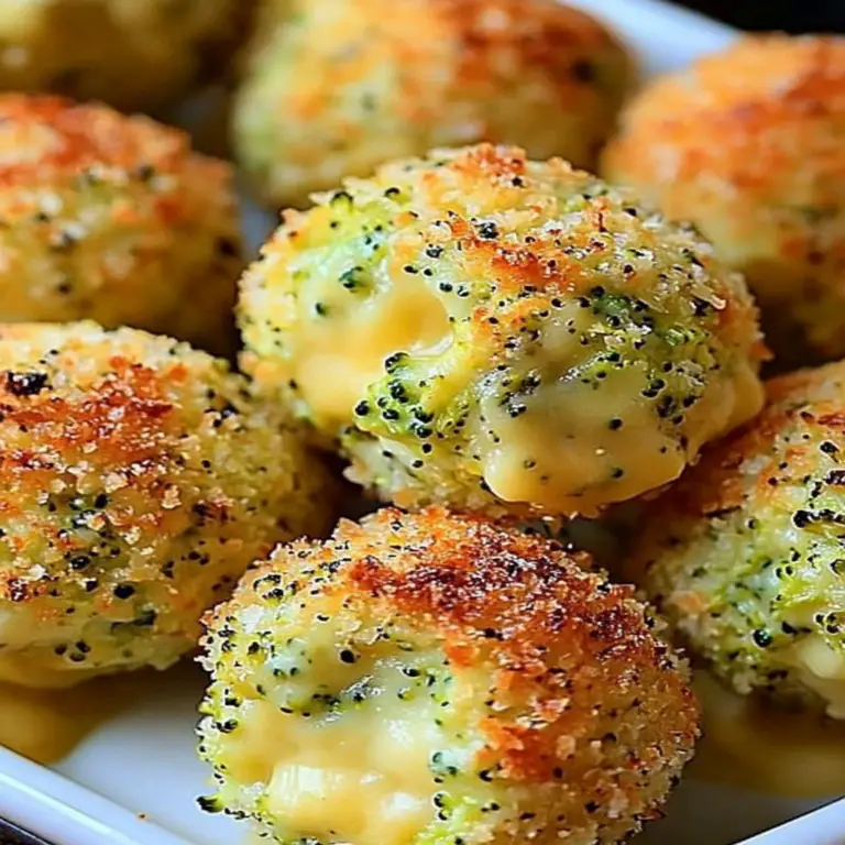Irresistible Baked Broccoli Cheese Balls Recipe