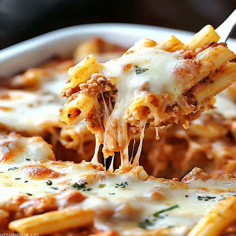 Life Changing Baked Ziti Recipe: Comfort Food Bliss