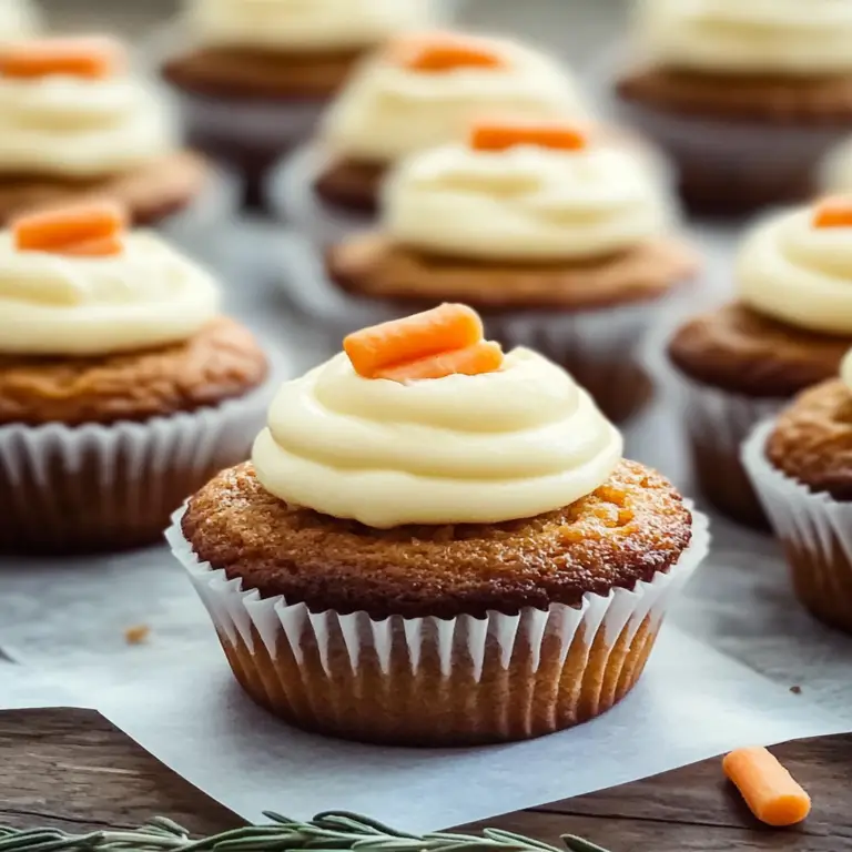 Irresistible Mini Carrot Cakes: A Sweet Delightful Recipe