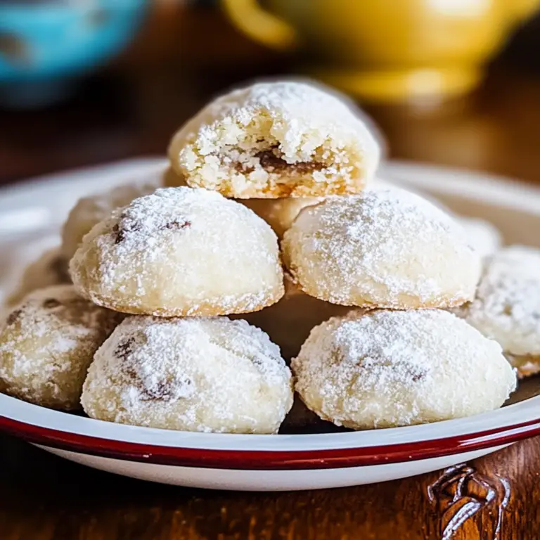 Melt-in-Your-Mouth Mom’s Russian Tea Cookies Recipe
