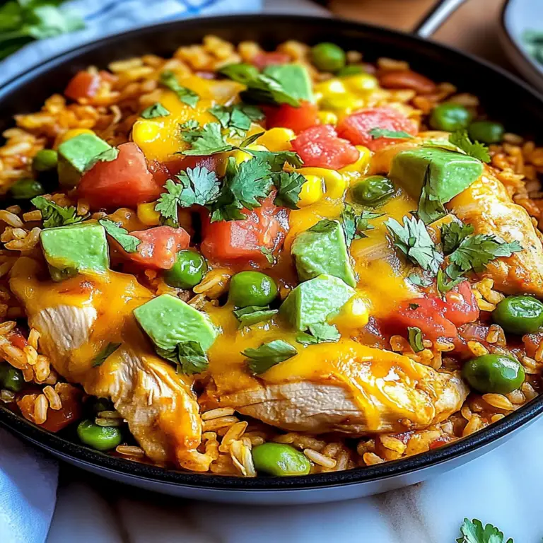 Easy One Pan Mexican Chicken and Rice Recipe Delight