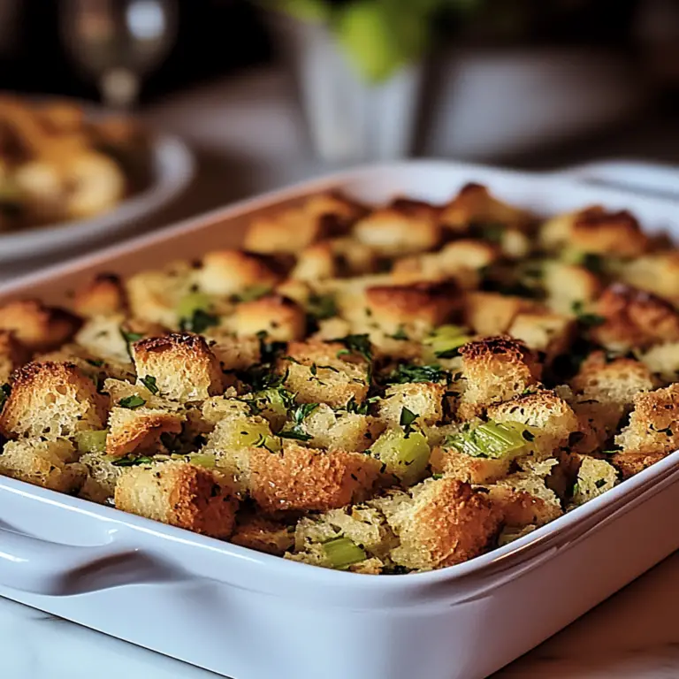 Perfect Homemade Stuffing: A Cozy Thanksgiving Essential