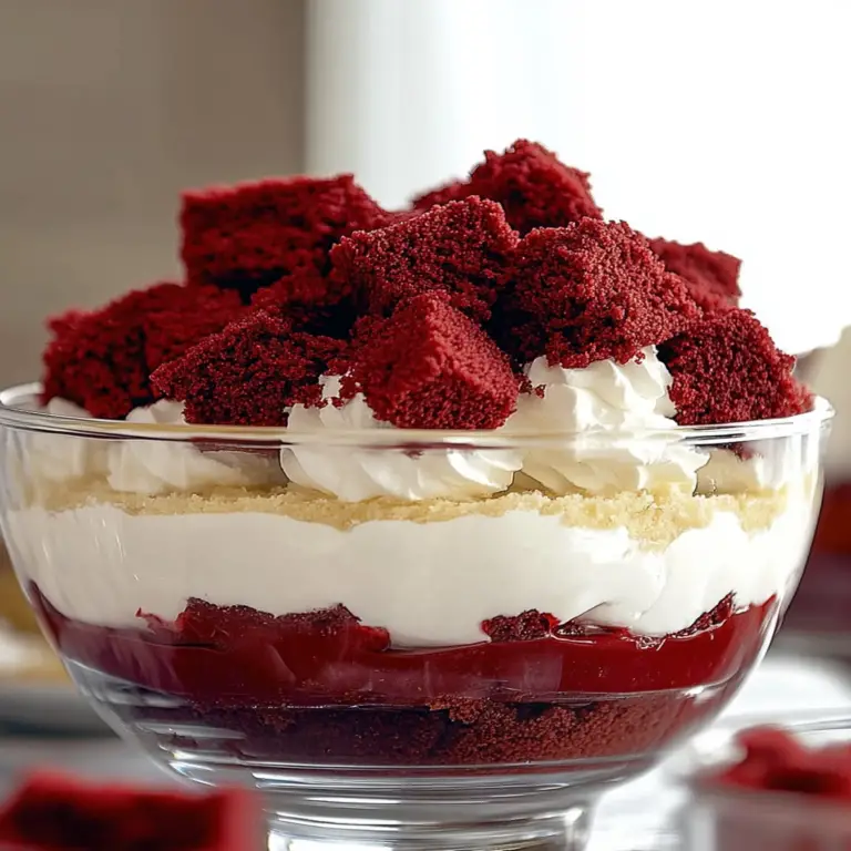 Decadent Red Velvet Cheesecake Trifle Recipe to Indulge