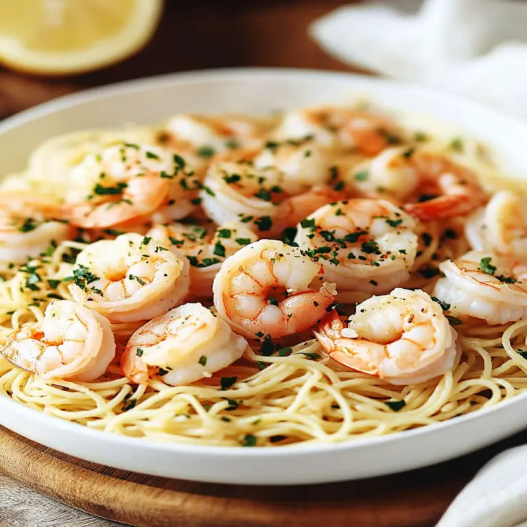 Indulgent Shrimp Scampi Recipe: A Flavorful Delight