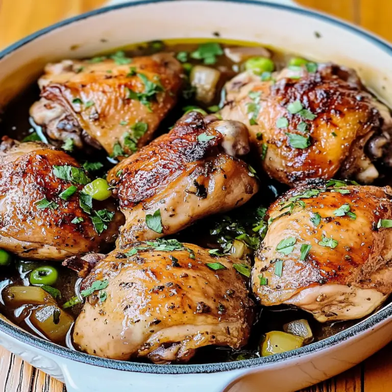 Savory Slow Cooker Chicken Thighs for Comforting Meals
