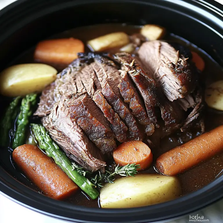 Ultimate Slow Cooker Pot Roast Recipe for Comforting Meals