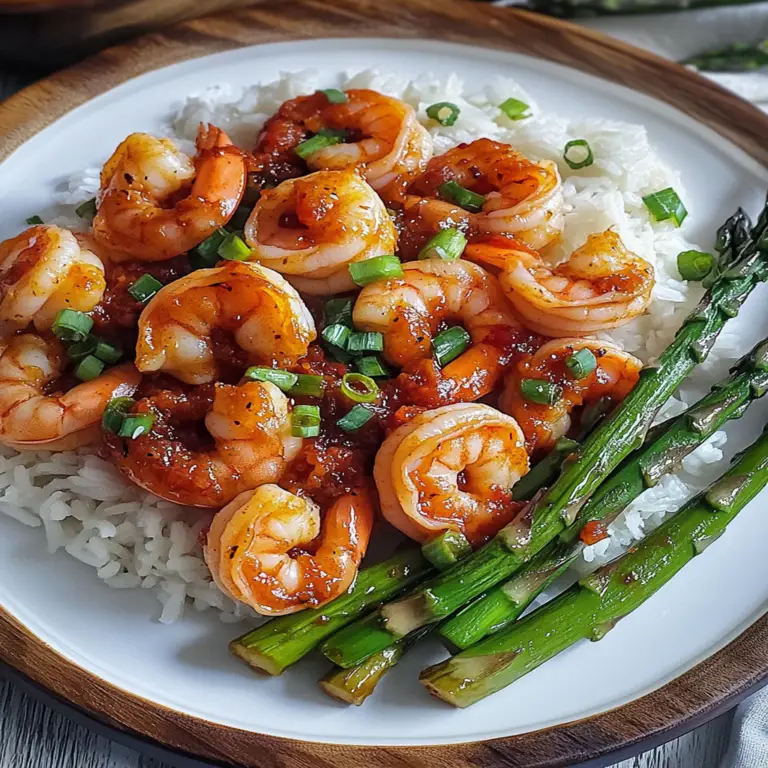 Irresistible Sweet Chili Shrimp with Asparagus Recipe