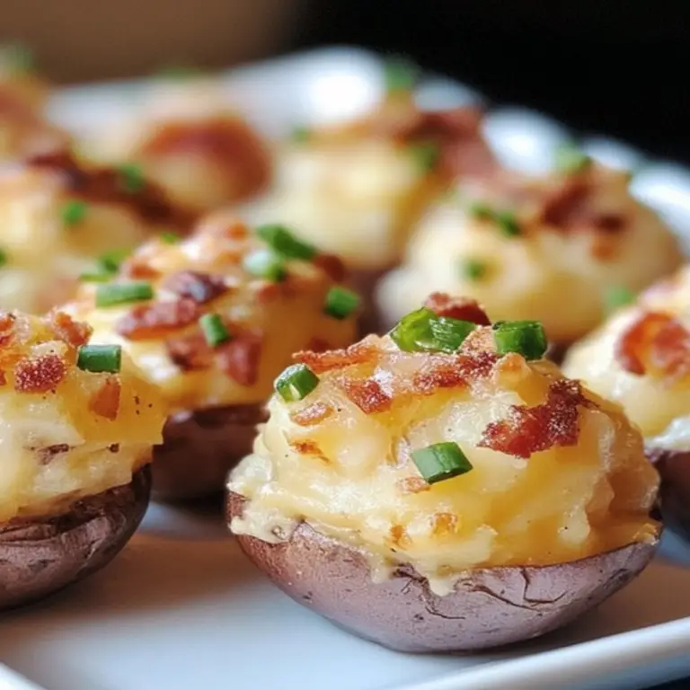 Irresistible Twice Baked Potato Bites Recipe to Delight