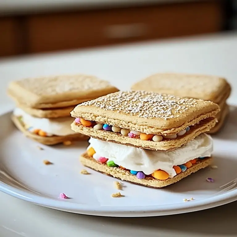 Irresistible Vanilla Ice Cream Sandwiches Recipe Delight