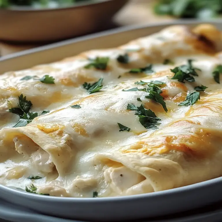 Irresistible White Chicken Enchiladas Recipe in 30 Minutes