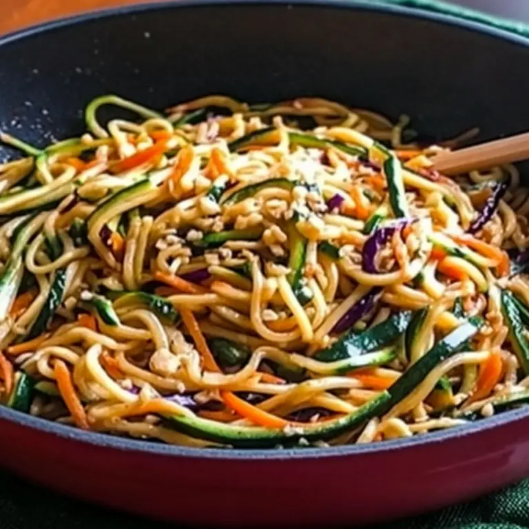 Irresistible Zucchini Noodle Chow Mein Recipe to Savor
