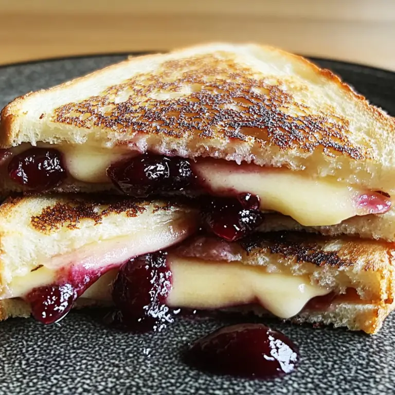 Irresistible Apple and Cranberry Grilled Cheese Recipe