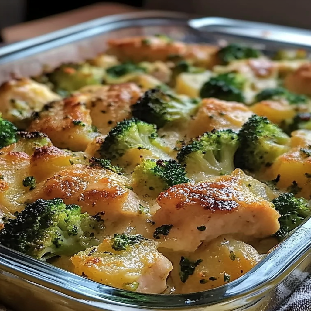 Cozy Baked Potato Chicken and Broccoli Casserole Recipe