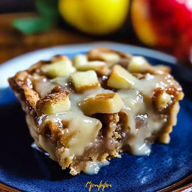 Irresistible Cinnamon Apple Pie Bread Pudding Recipe
