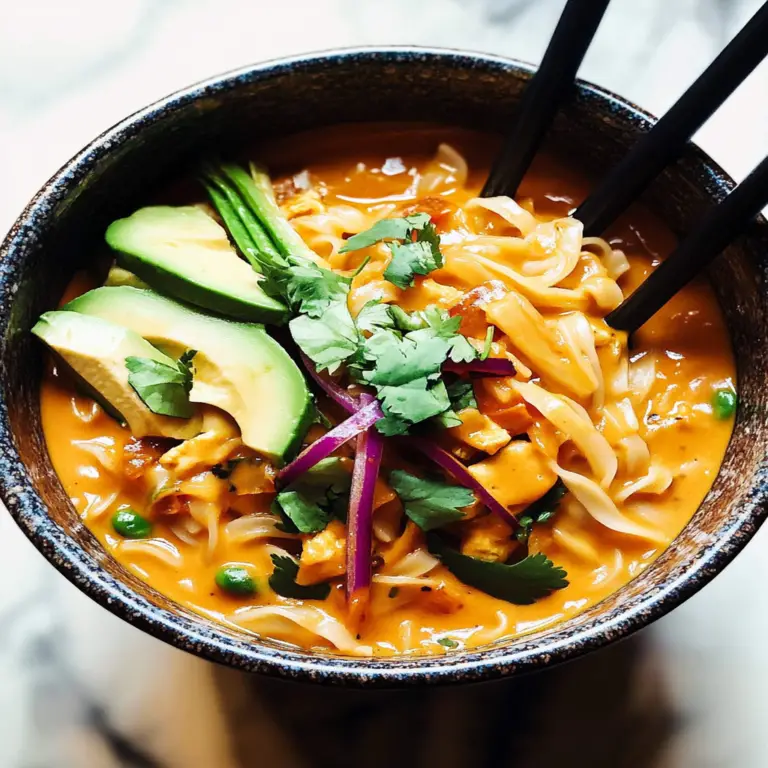 Irresistible Coconut Curry Noodle Bowls Recipe Delight