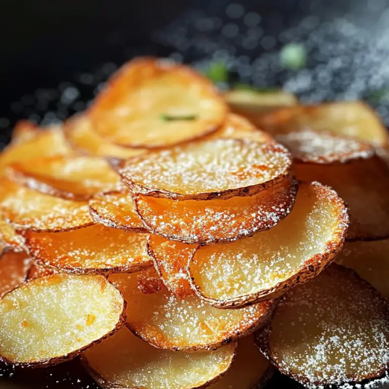 Irresistible Crispy Parmesan Potato Chips Recipe