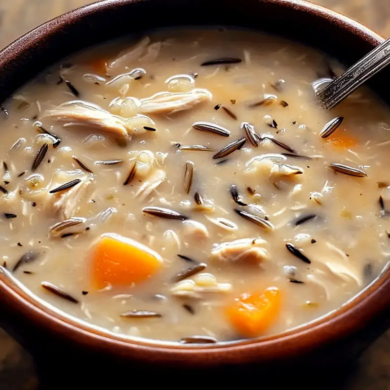 Hearty Crockpot Chicken Wild Rice Soup Recipe to Savor