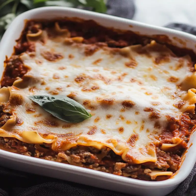 Irresistible Easy Lasagna Recipe for Comforting Delights