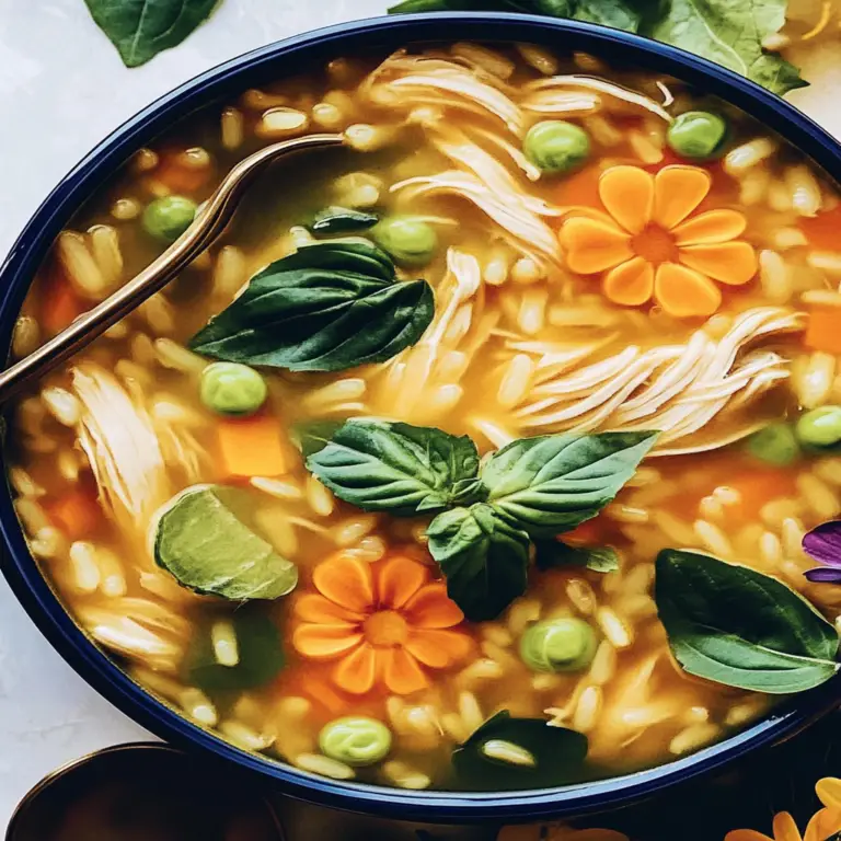 Healing Chicken and Rice Soup: Comfort in Every Spoonful