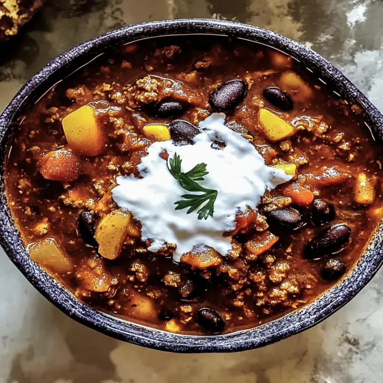 Hearty High Protein Chili: A Flavor-Packed Delight