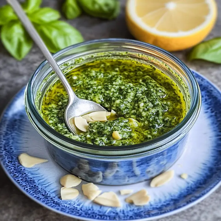 Irresistible Homemade Basil Pesto Recipe in 5 Minutes