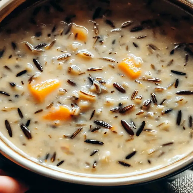 Cozy Instant Pot Wild Rice Soup Recipe for Winter Warmth
